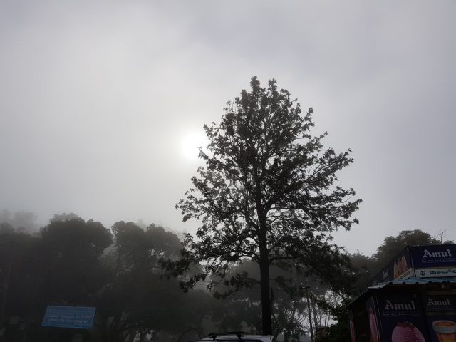 Sun in Foggy Morning - Nandi Hills